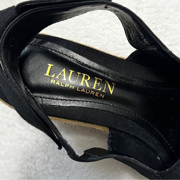 Lauren Ralph Lauren Helma Espadrille Slingback Wedge Sandals - 5.5 - Picture 8 of 12